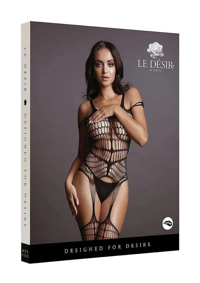 Le Desir Shredded Bodystocking - Image 2