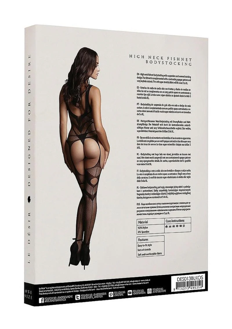 Le Desire Suspender Bodystocking - Image 4
