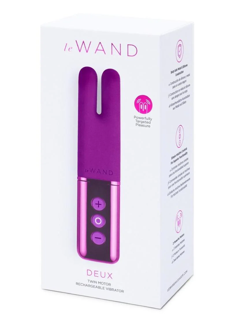 Le Wand Deux Silicone Rechargeable Dual Vibrator - Image 2