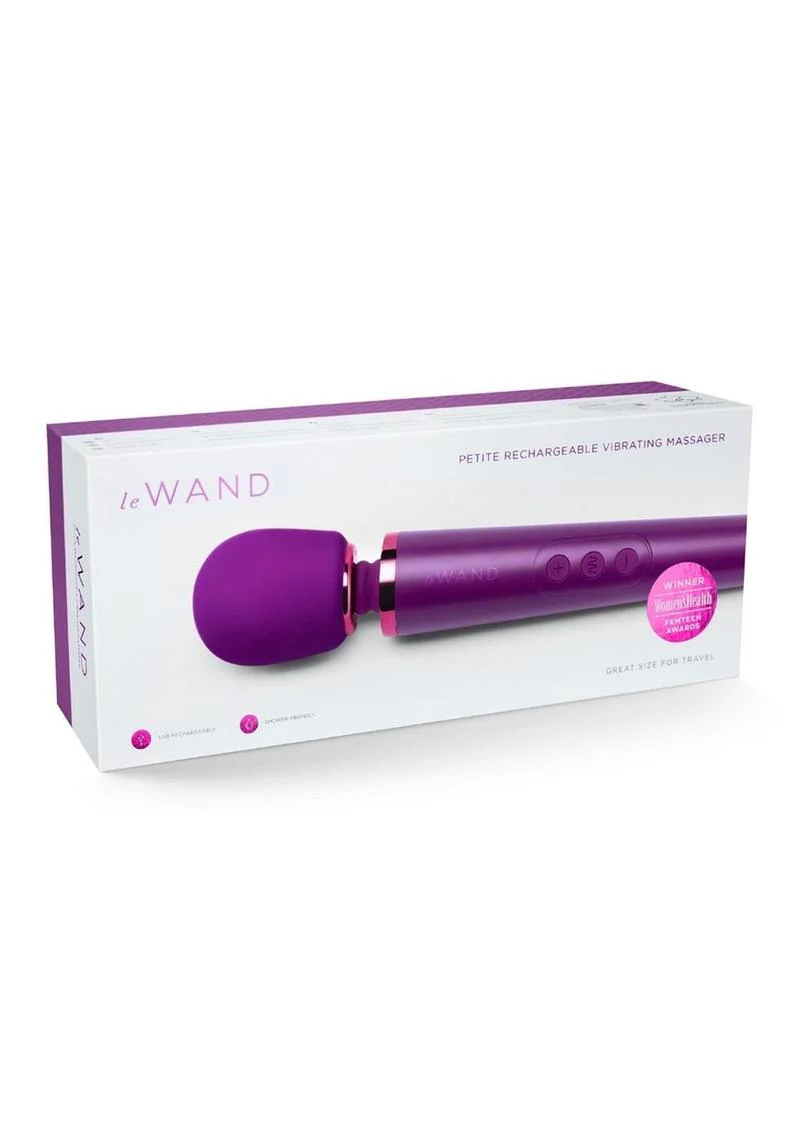 Le Wand Petite Rechargeable Silicone Vibrating Massager - Image 4