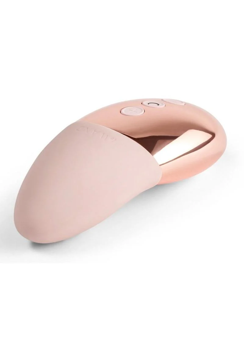 Le Wand Point Rechargeable Silicone Contoured Mini Vibrator - Rose Goild - Image 2