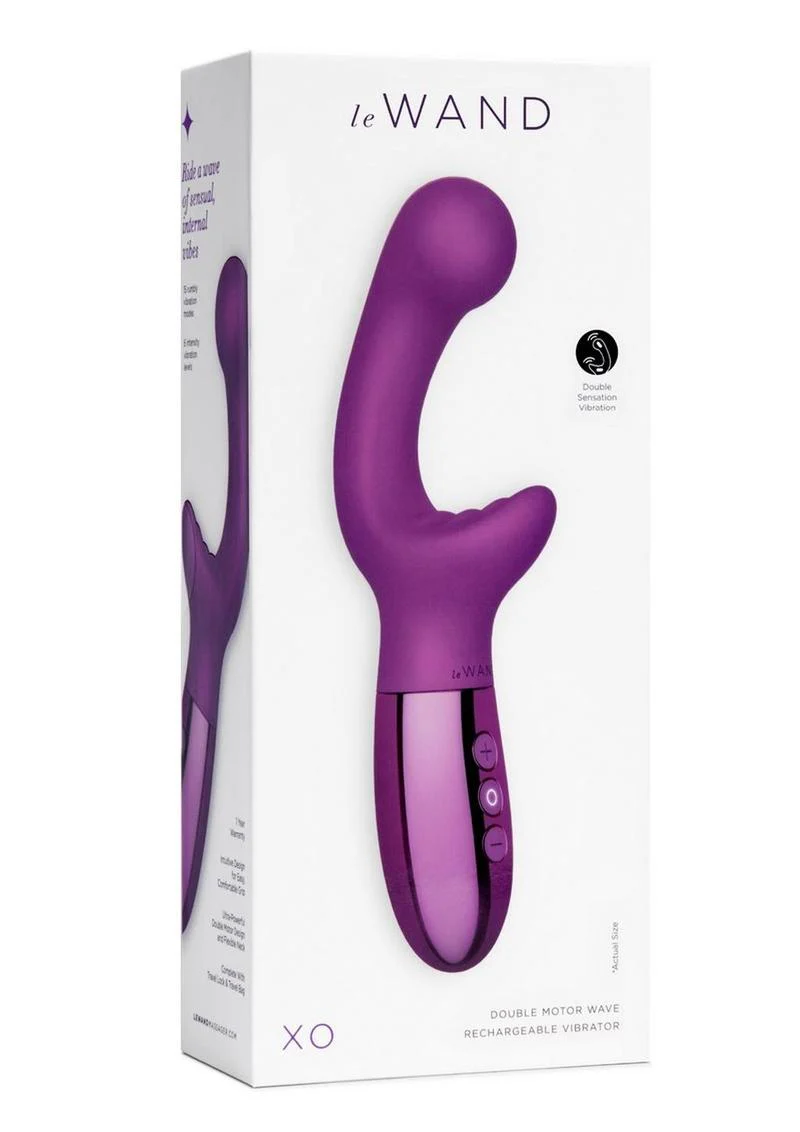 Le Wand Xo Rechargeable Silicone Dual Stimulating Vibrator - Image 2
