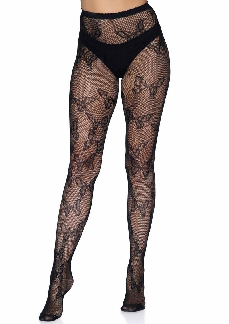 Leg Avenue Butterfly Net Tights - Image 3