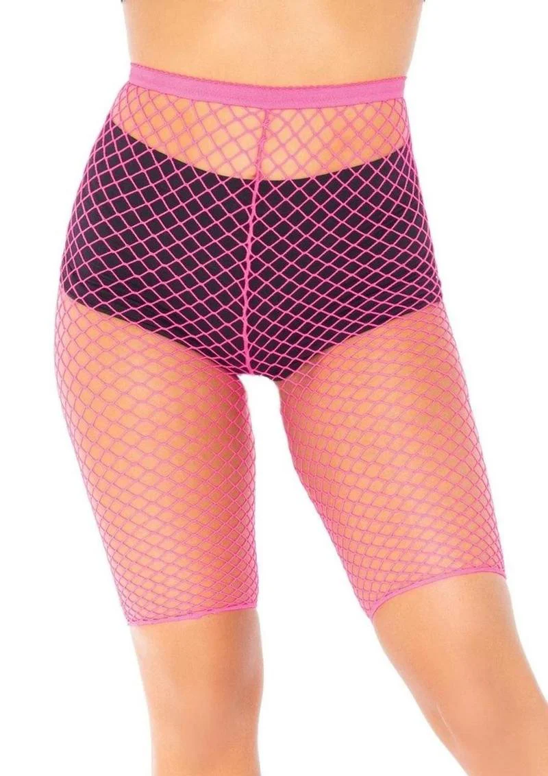 Leg Avenue Industrial Net Biker Shorts - Image 2