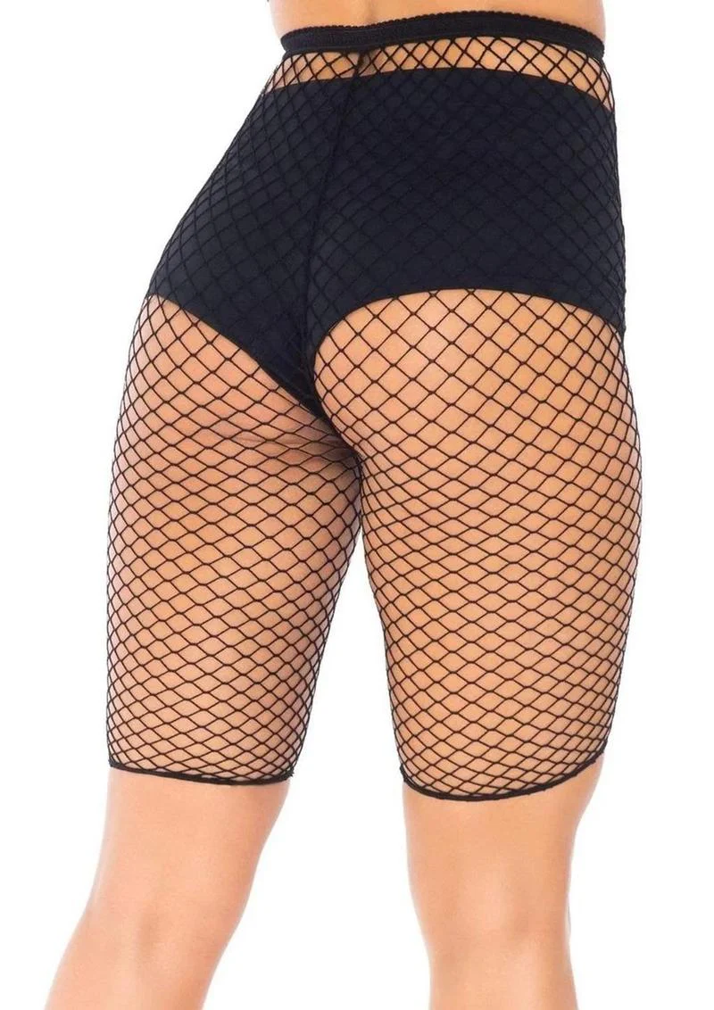 Leg Avenue Industrial Net Biker Shorts - Image 4