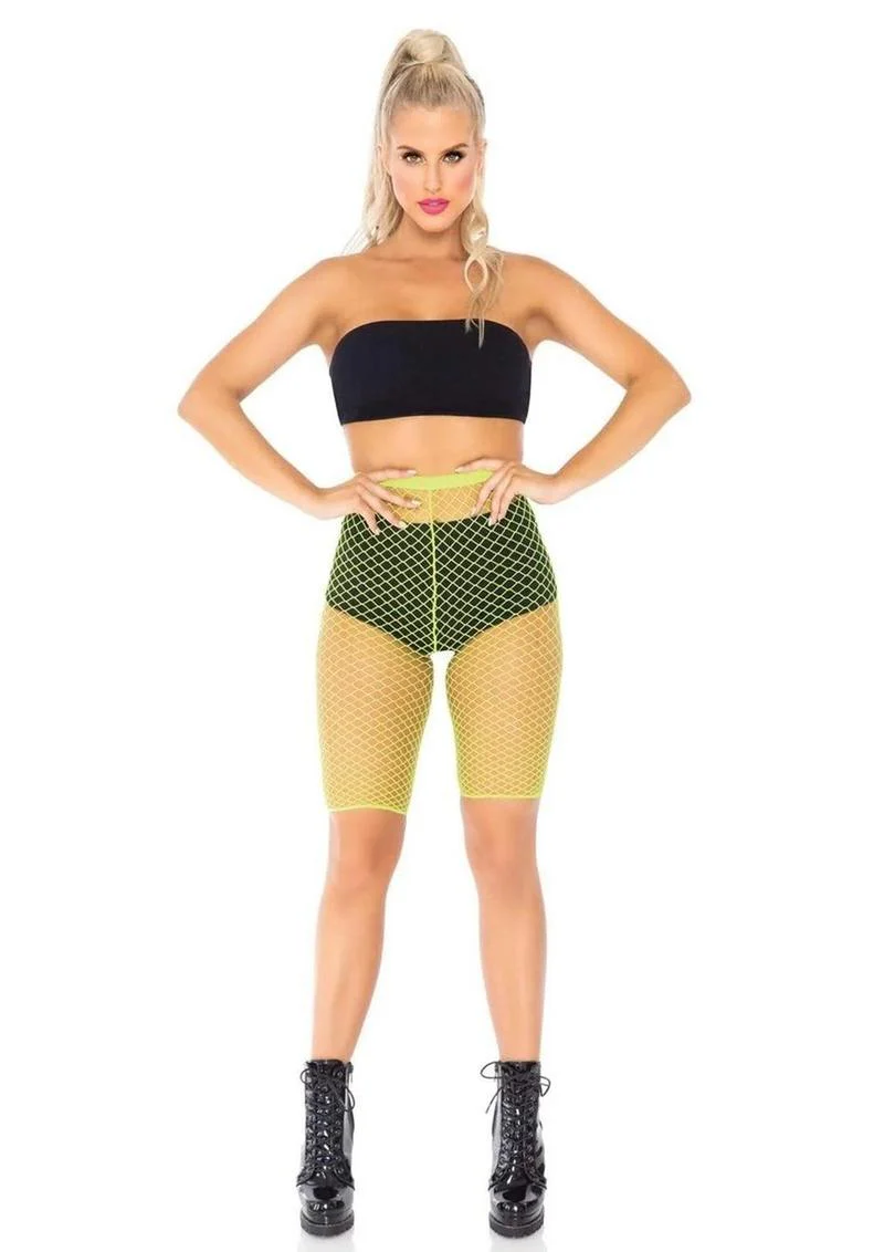 Leg Avenue Industrial Net Biker Shorts - Image 9