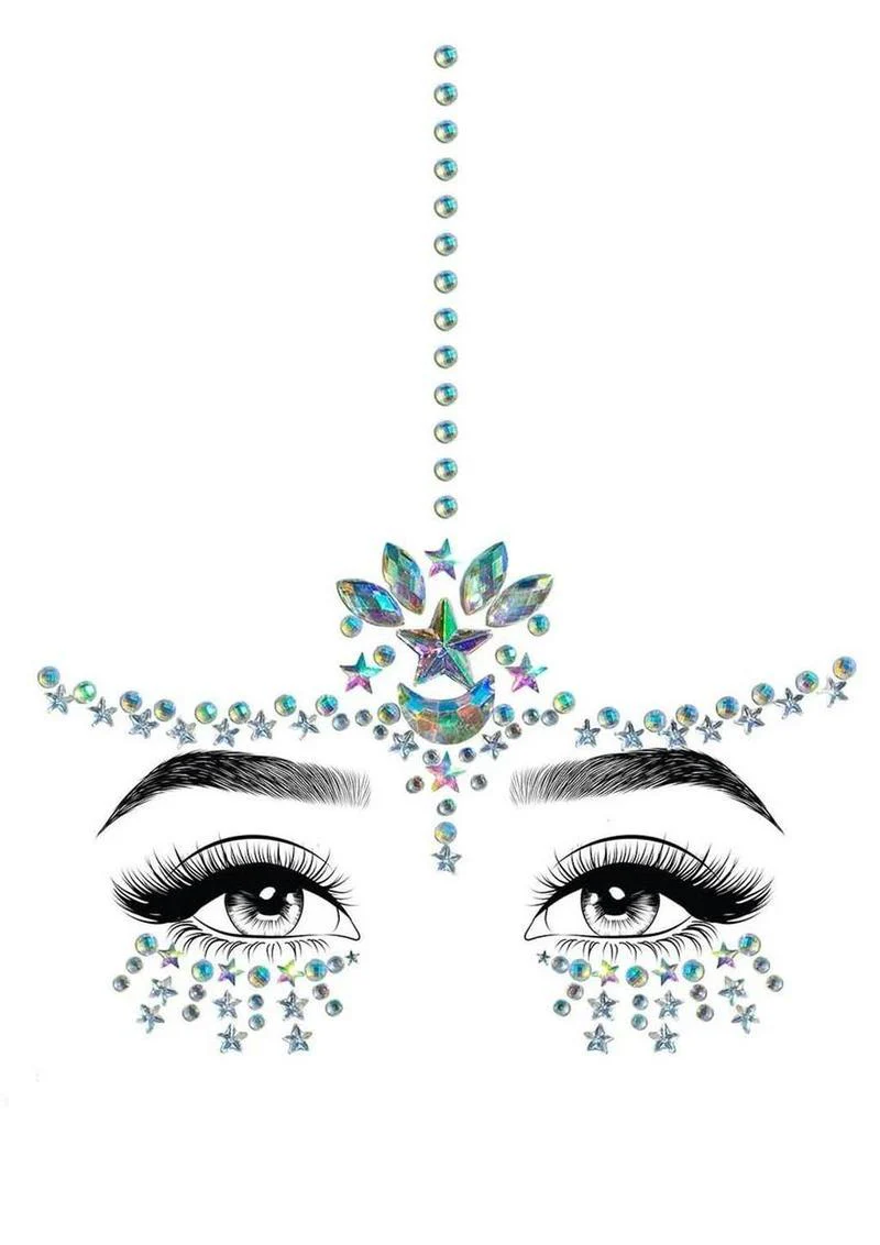Leg Avenue Karma Face Jewels Sticker