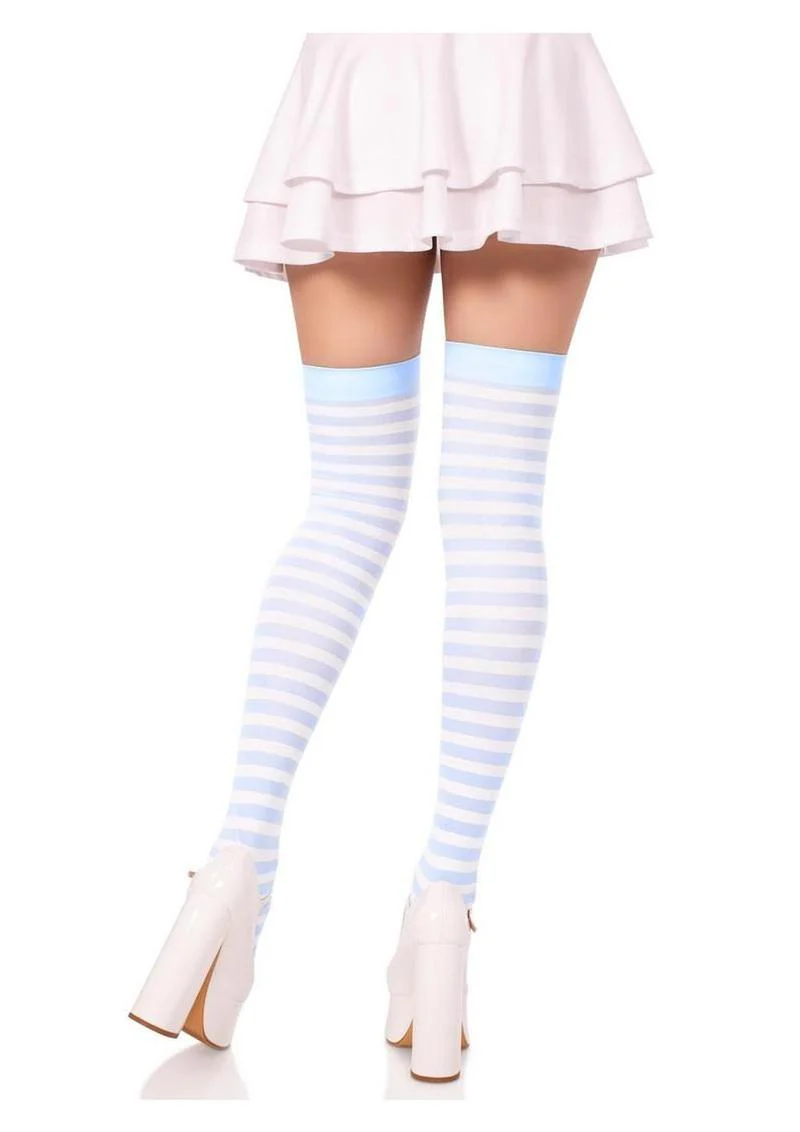 Leg Avenue Nylon Stocking with Stripe - Image 5