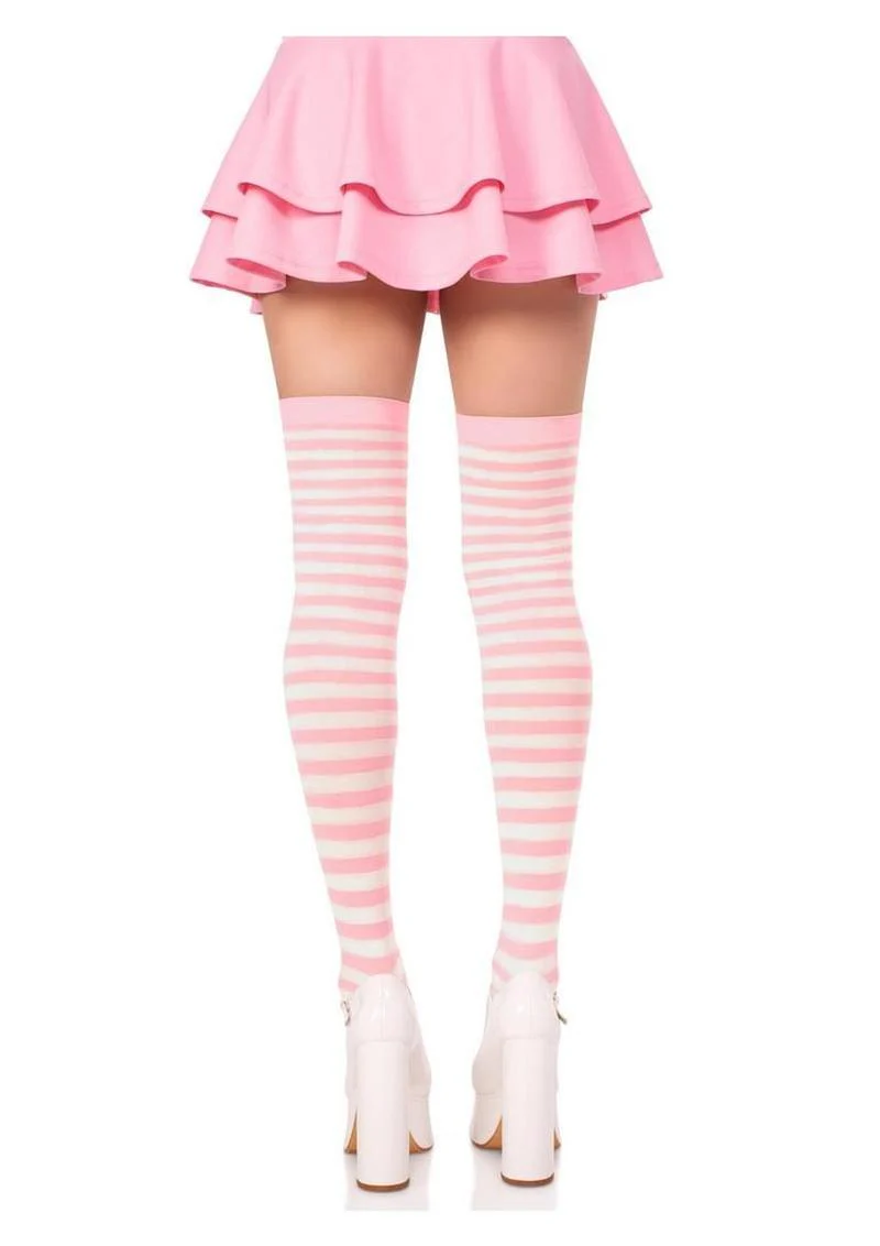 Leg Avenue Nylon Stocking with Stripe - Image 7