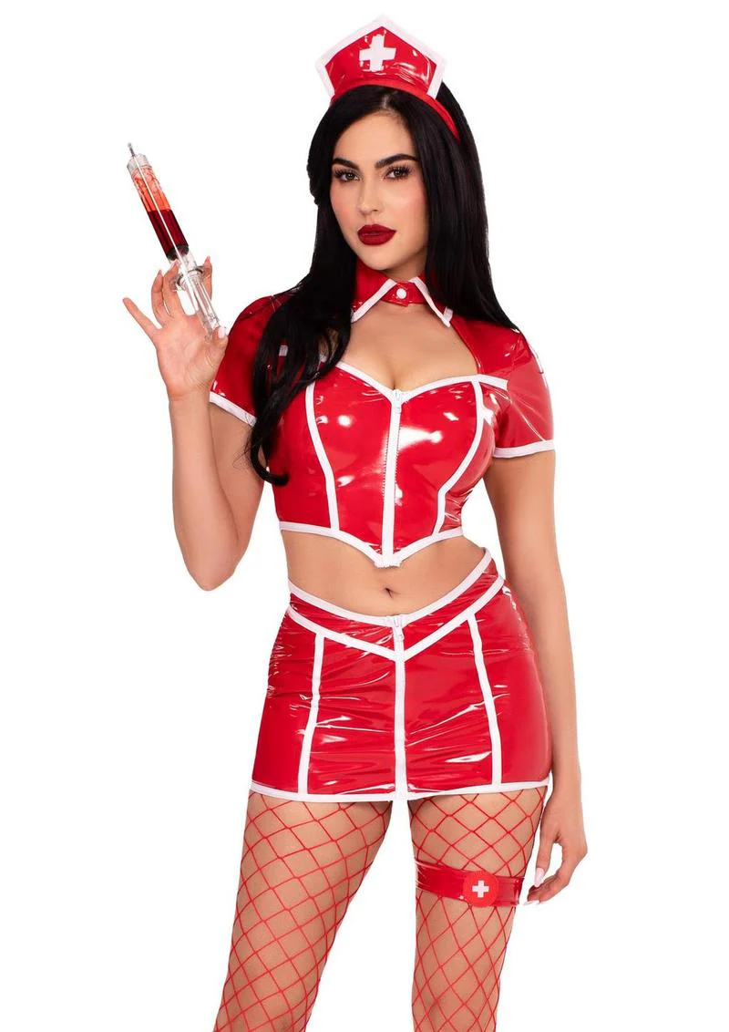 Leg Avenue Red Alert Nurse Costume - Image 8