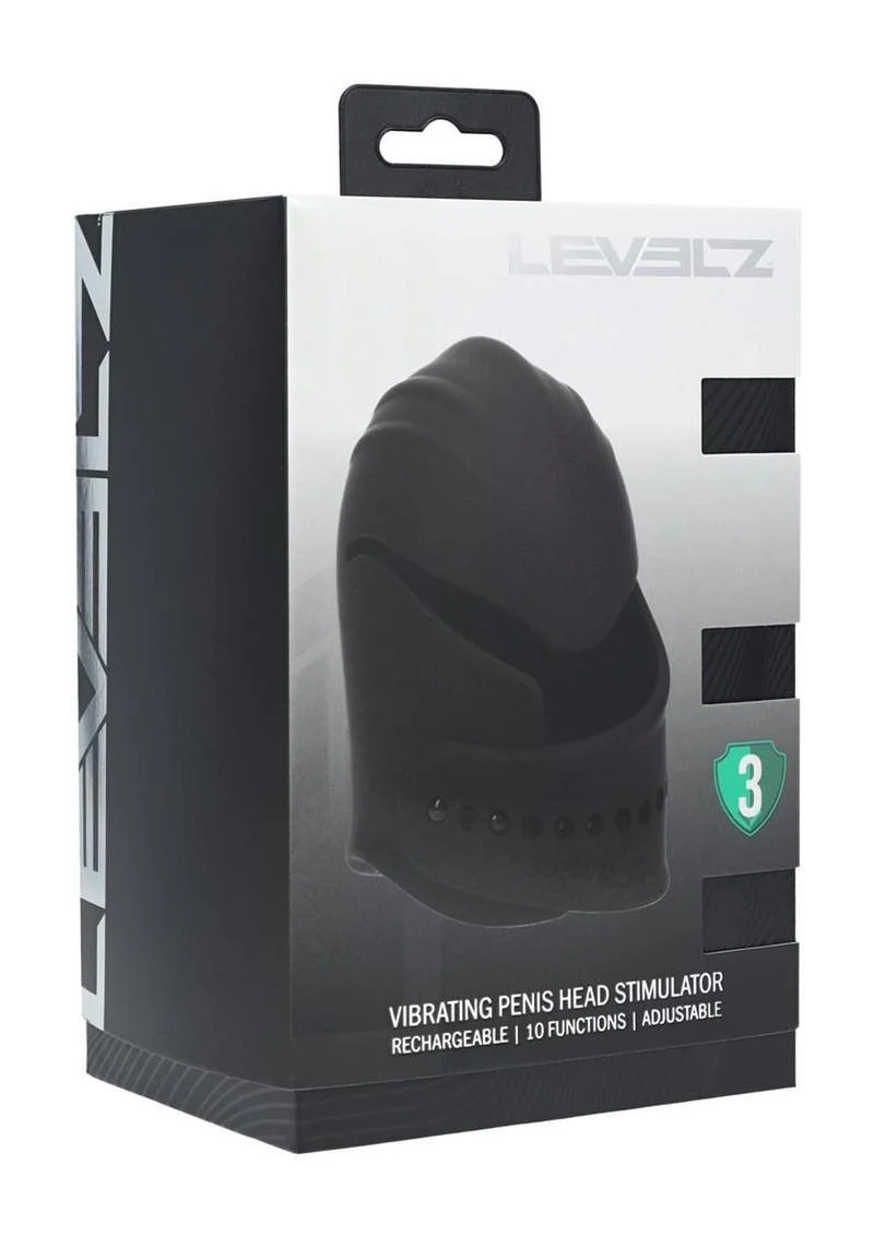 Levelz Adjustable Vibrating Silicone Rechargeable Penis Head Stimulator - Image 2