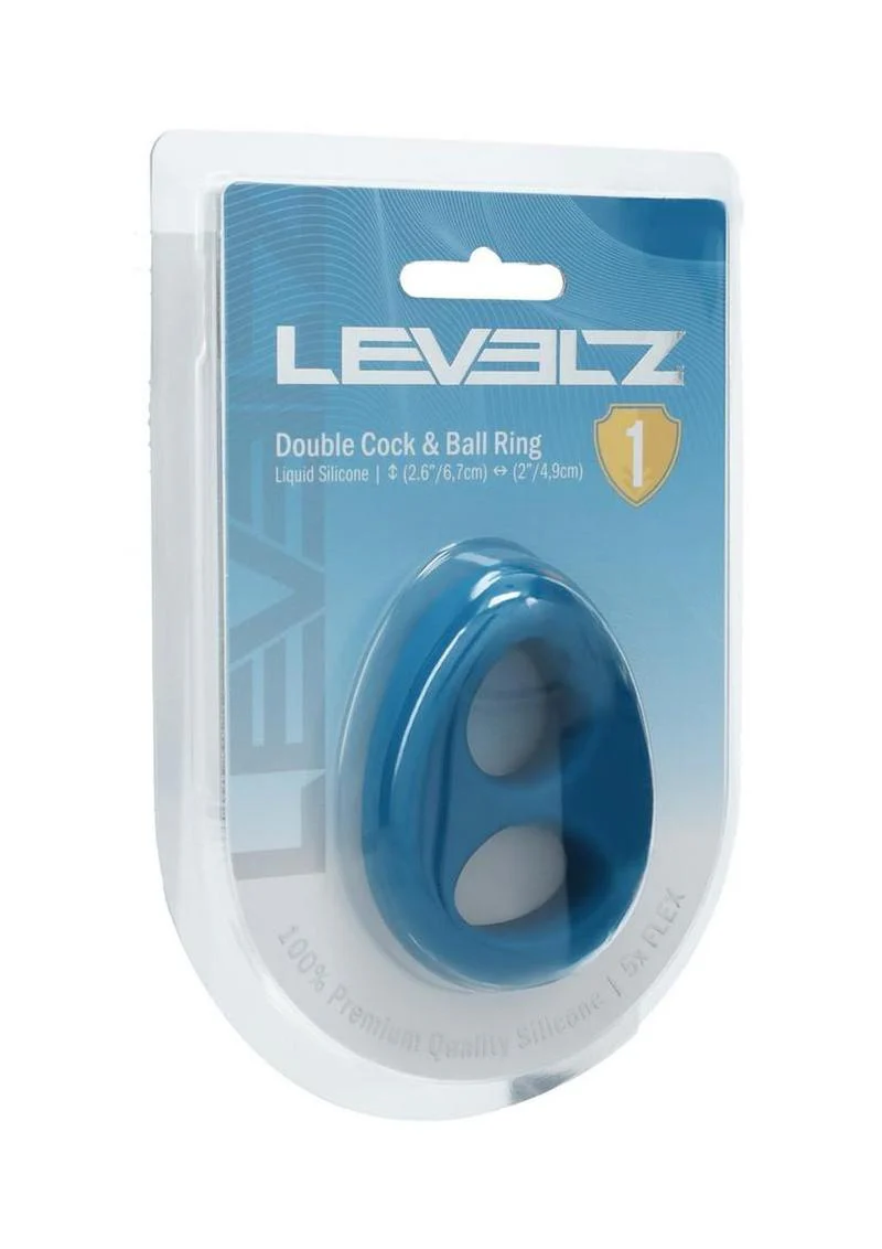 Levelz Double Liquid Silicone Cock and Ball Ring - Image 4