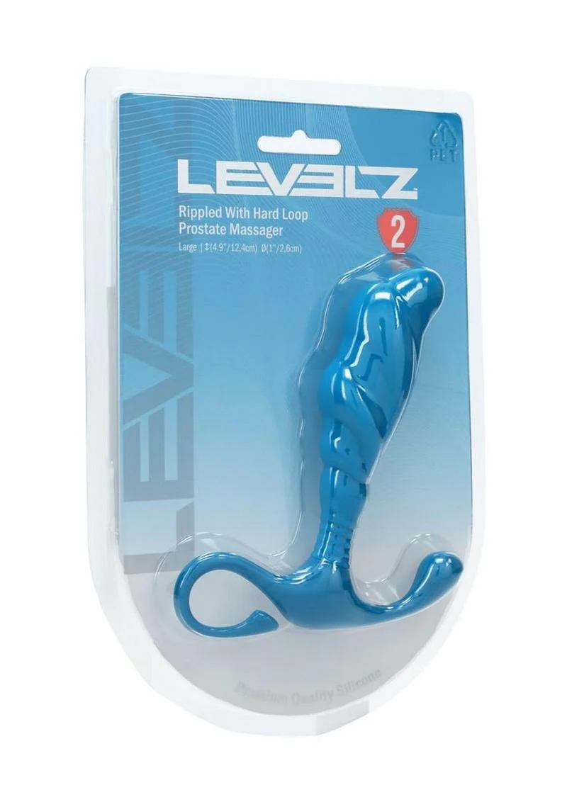 Levelz Rippled with Hard Loop Silicone Prostate Massager - Image 2
