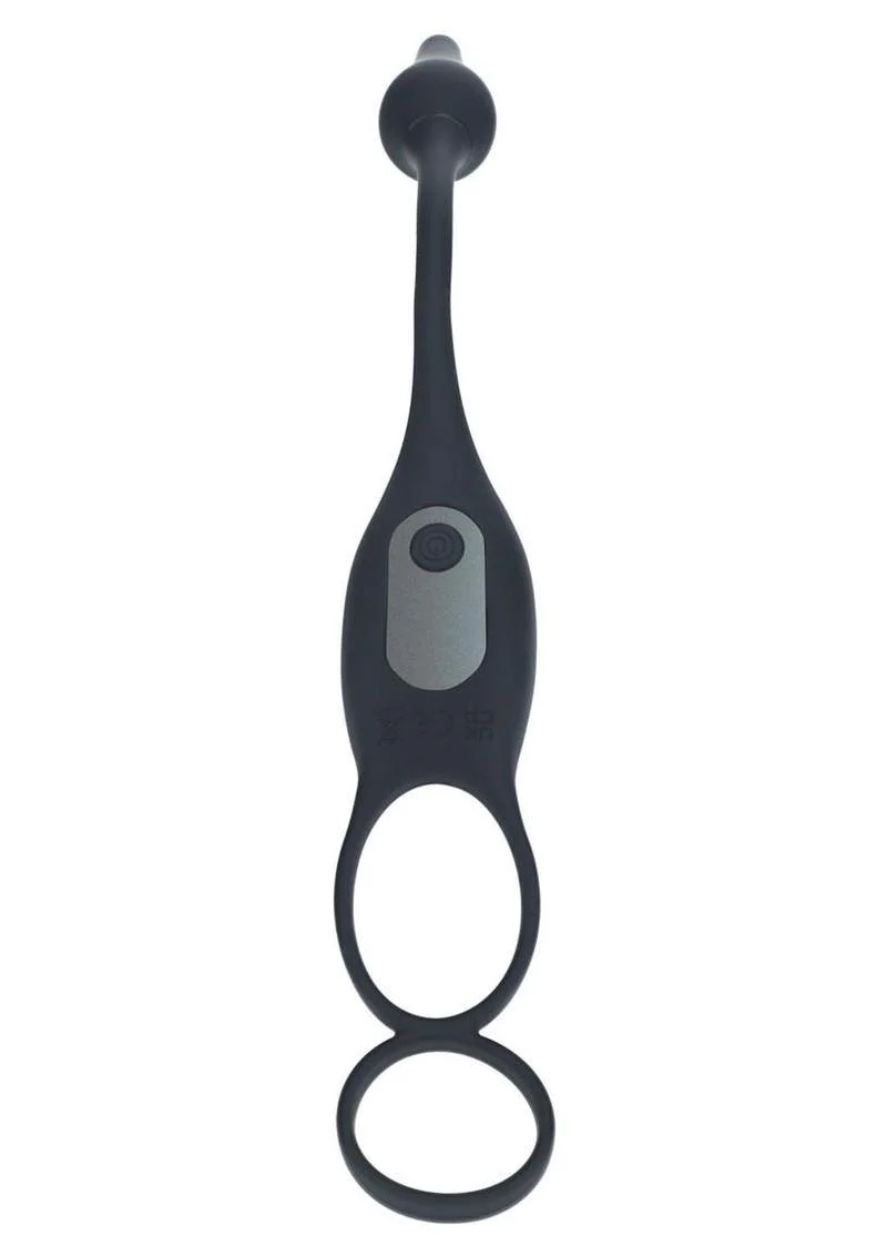 Levelz Vibrating Silicone Rechargeable Prostate Stimulator with Cock and Ball Ring - Image 5
