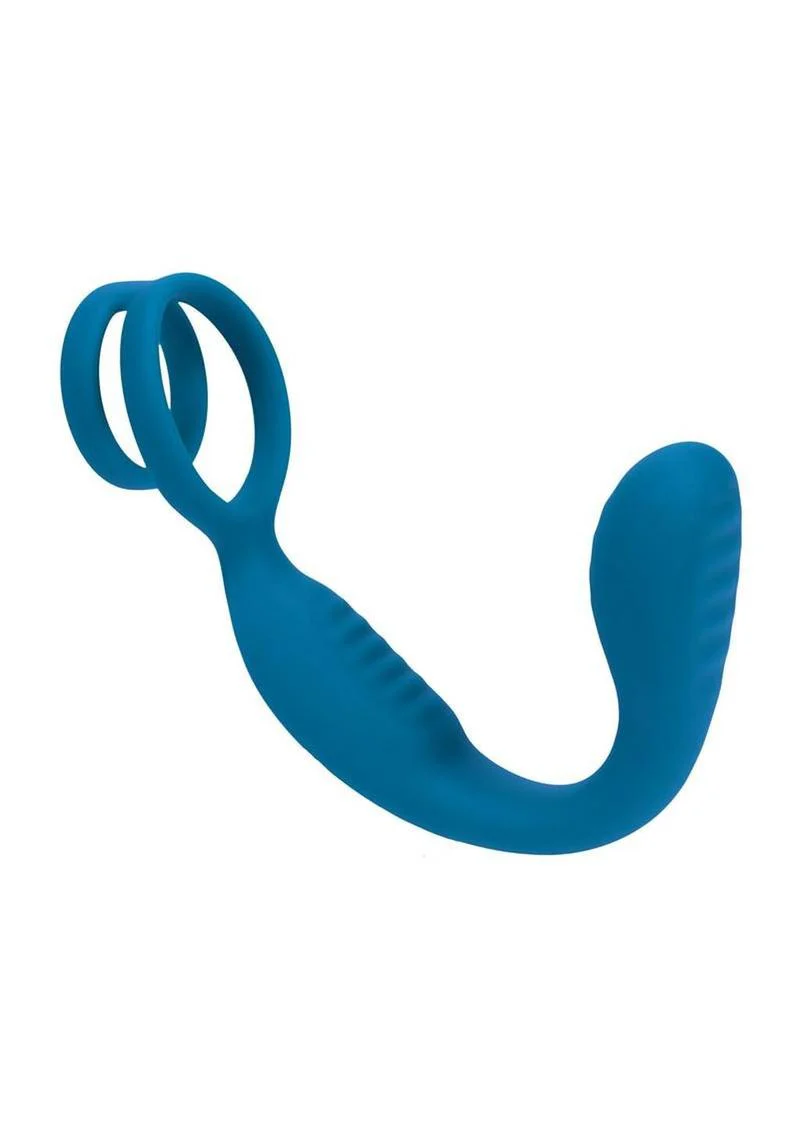 Levelz Vibrating Silicone Rechargeable Prostate Stimulator with Cock and Ball Ring - Image 8