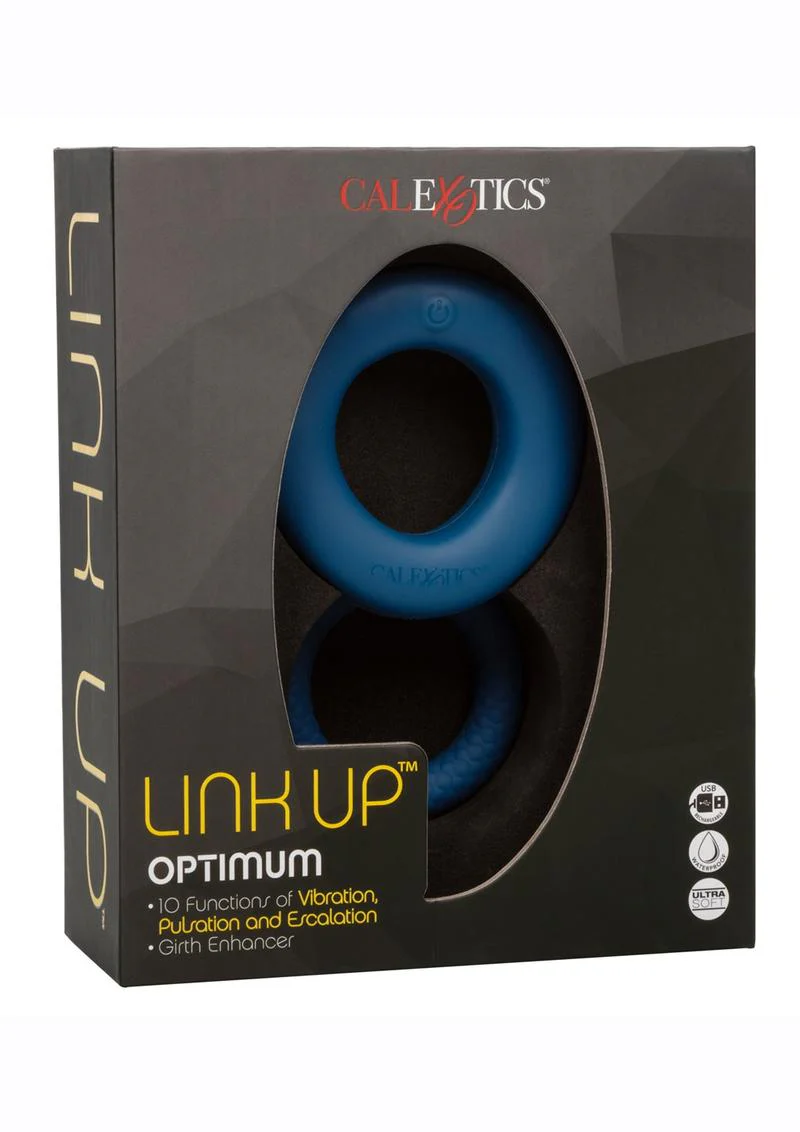 Link Up Optimum Rechargeable Silicone Cock Ring - Image 6