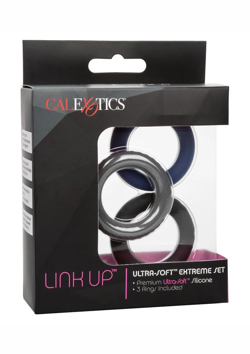 Link Up Ultra Soft Extreme Silicone Cock Ring - Image 2