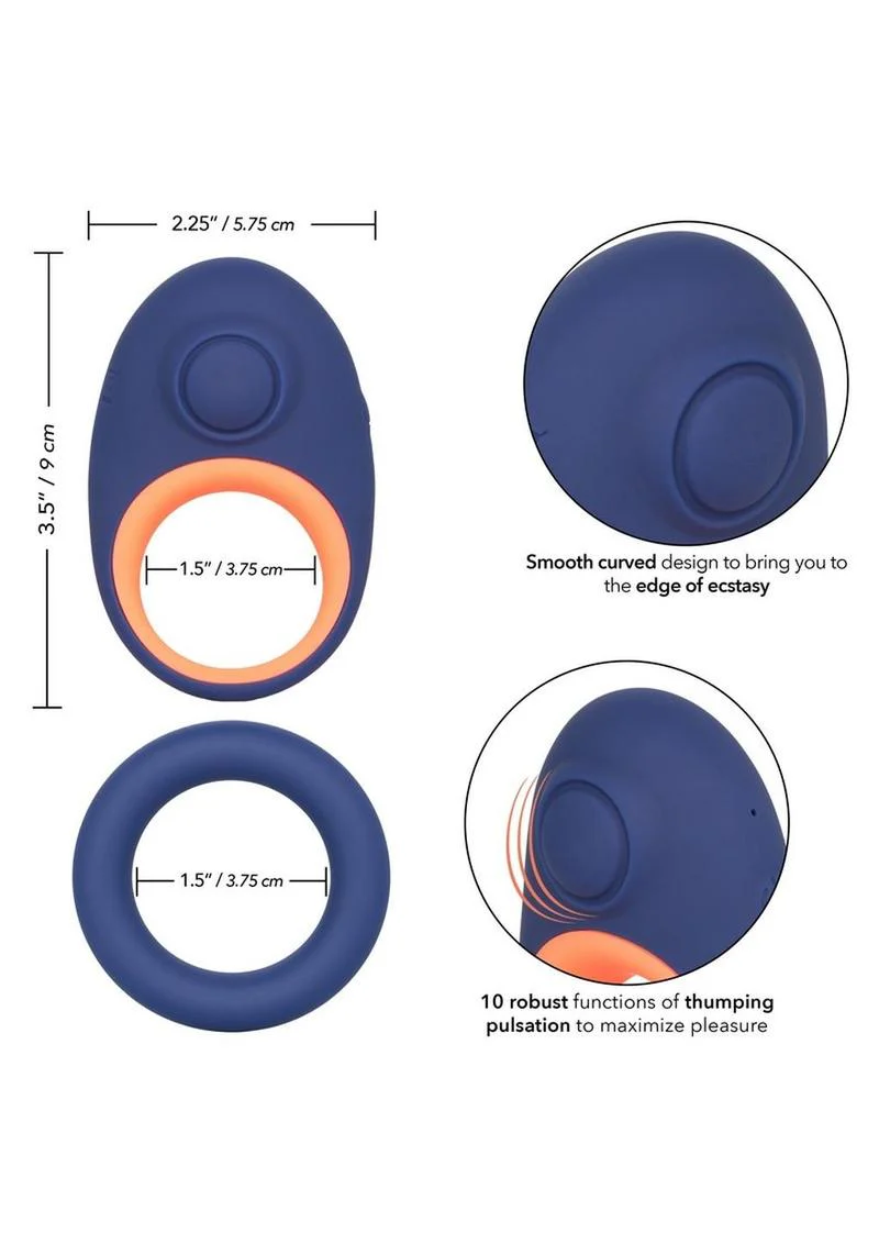 Link Up Verge Silicone Vibrating Cock Ring - Image 4