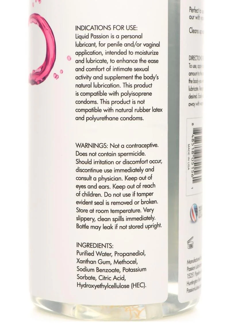 Liquid Passion Natural Lubricant - Image 6