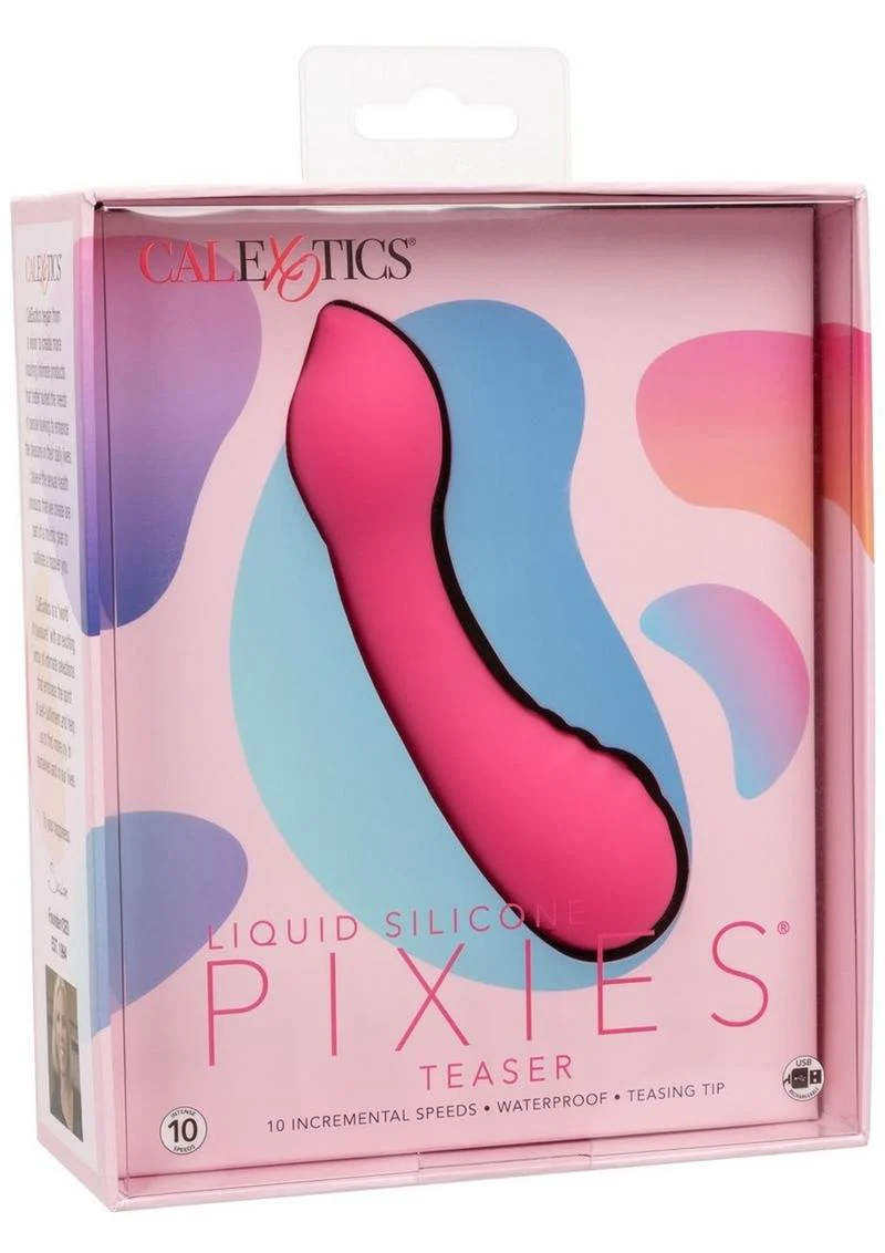 Liquid Silicone Pixies Teaser Rechargeable Vibrator - Image 2