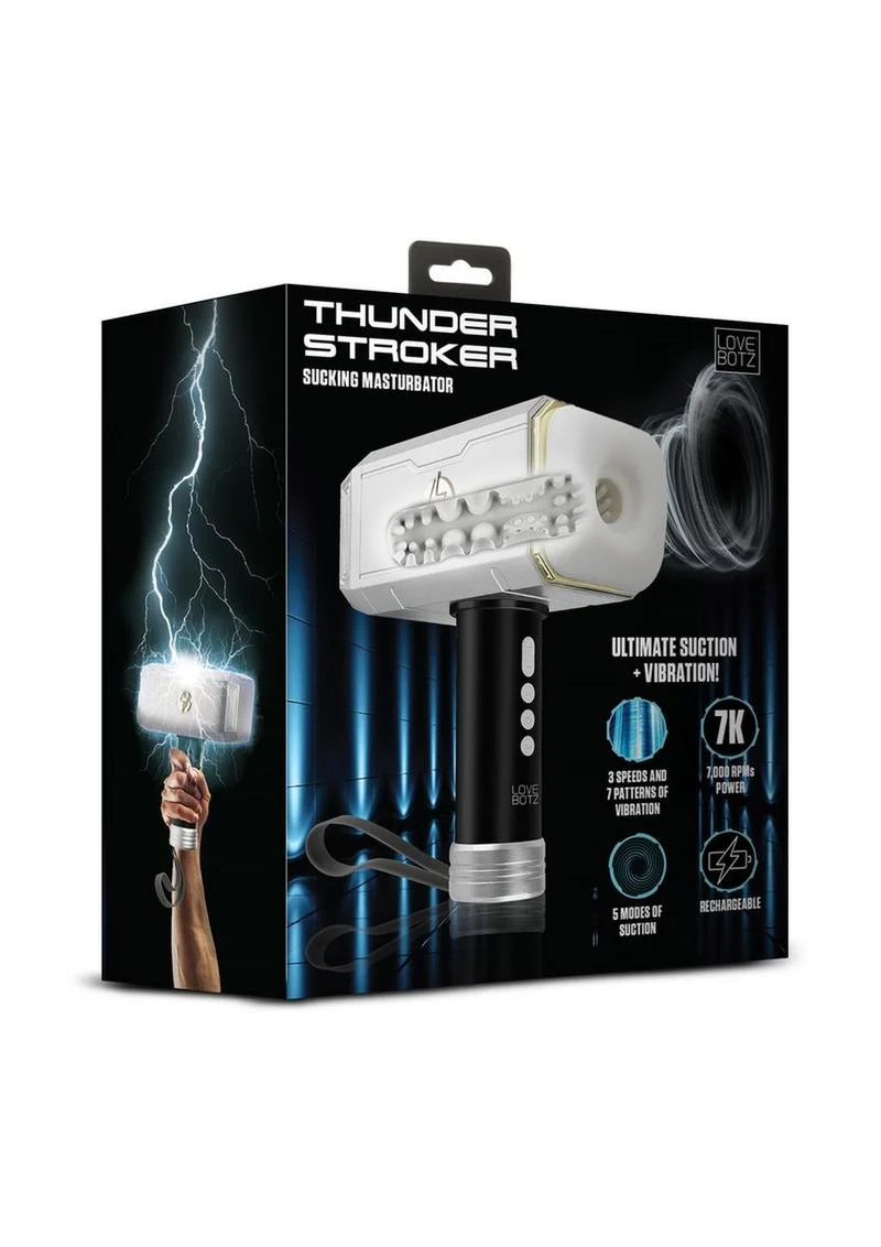 Lovebotz Thunder Rechargeable Stroker Sucking Masturbator - Image 2