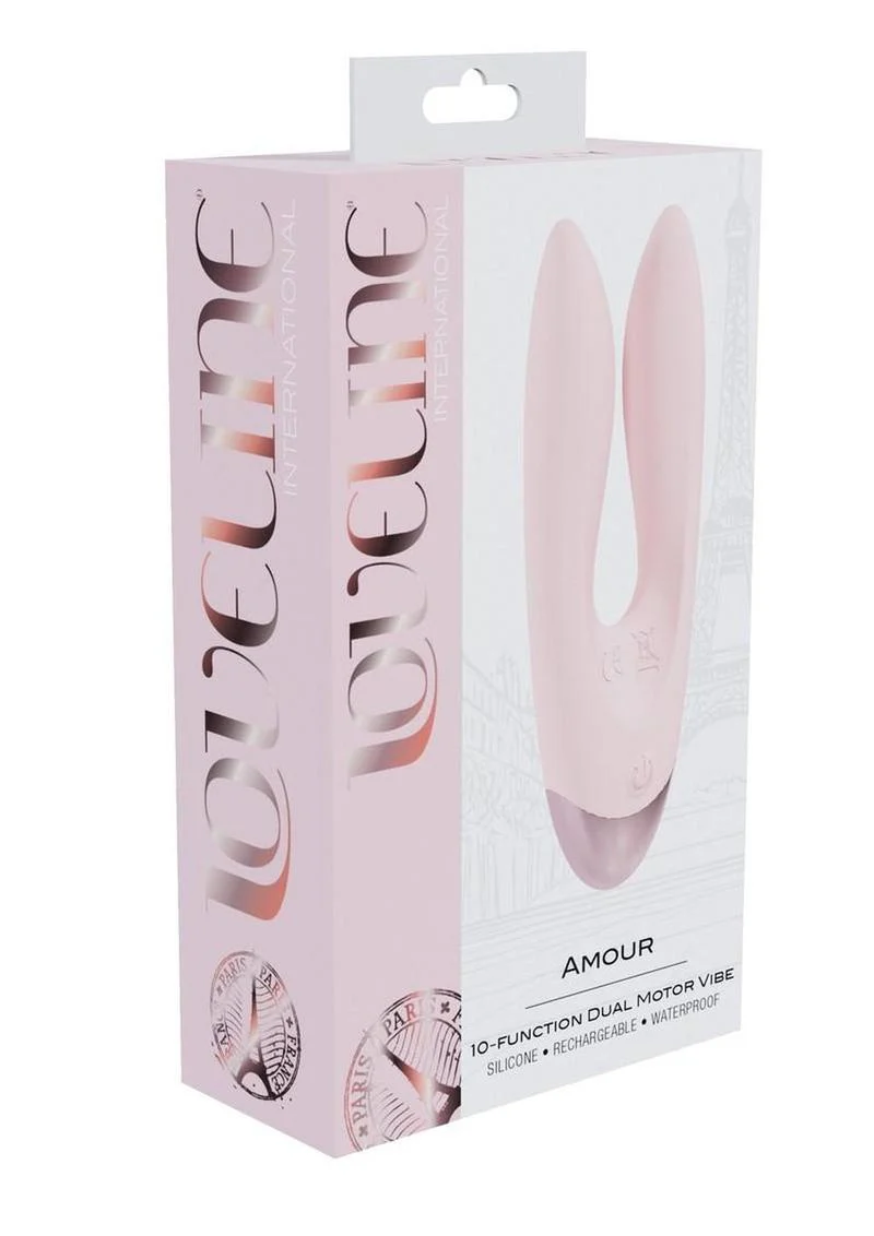 Loveline Amour 10 Function Dual Motor Silicone Rechargeable Vibrator - Image 2