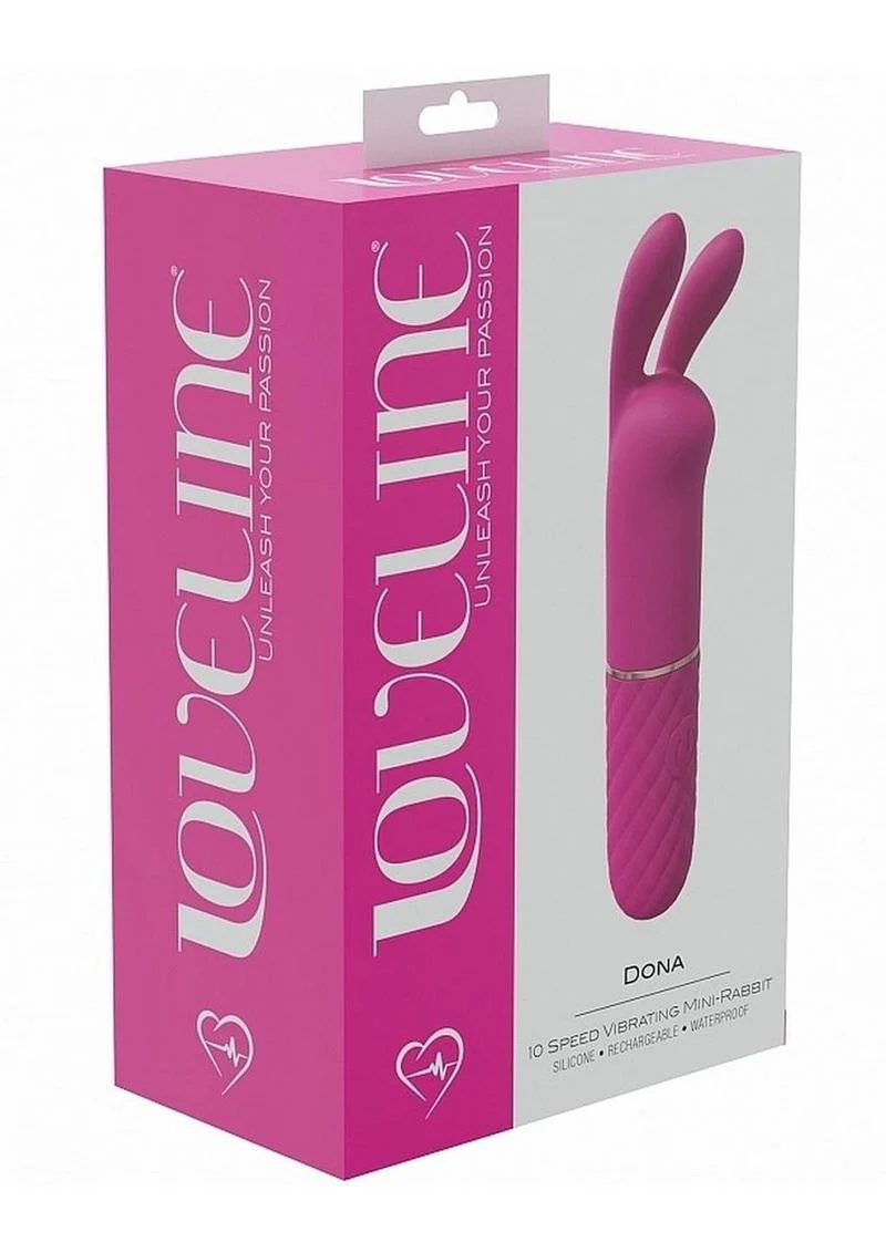 Loveline Dona Mini Rabbit Silicone Rechargeable Vibrator - Image 5