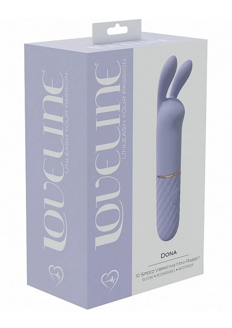 Loveline Dona Mini Rabbit Silicone Rechargeable Vibrator - Image 7