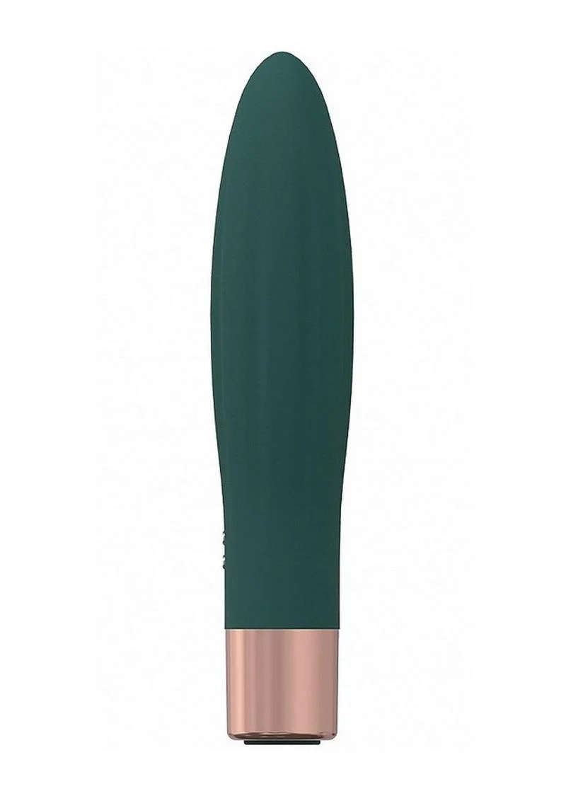 Loveline Fame Silicone Rechargeable 10 Speed Mini Vibrator - Forest