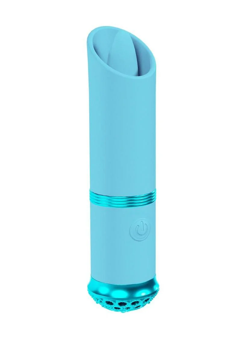 Loveline Luxe 10 Function Mini Lipstick Rechargeable Silicone Vibrator - Image 3