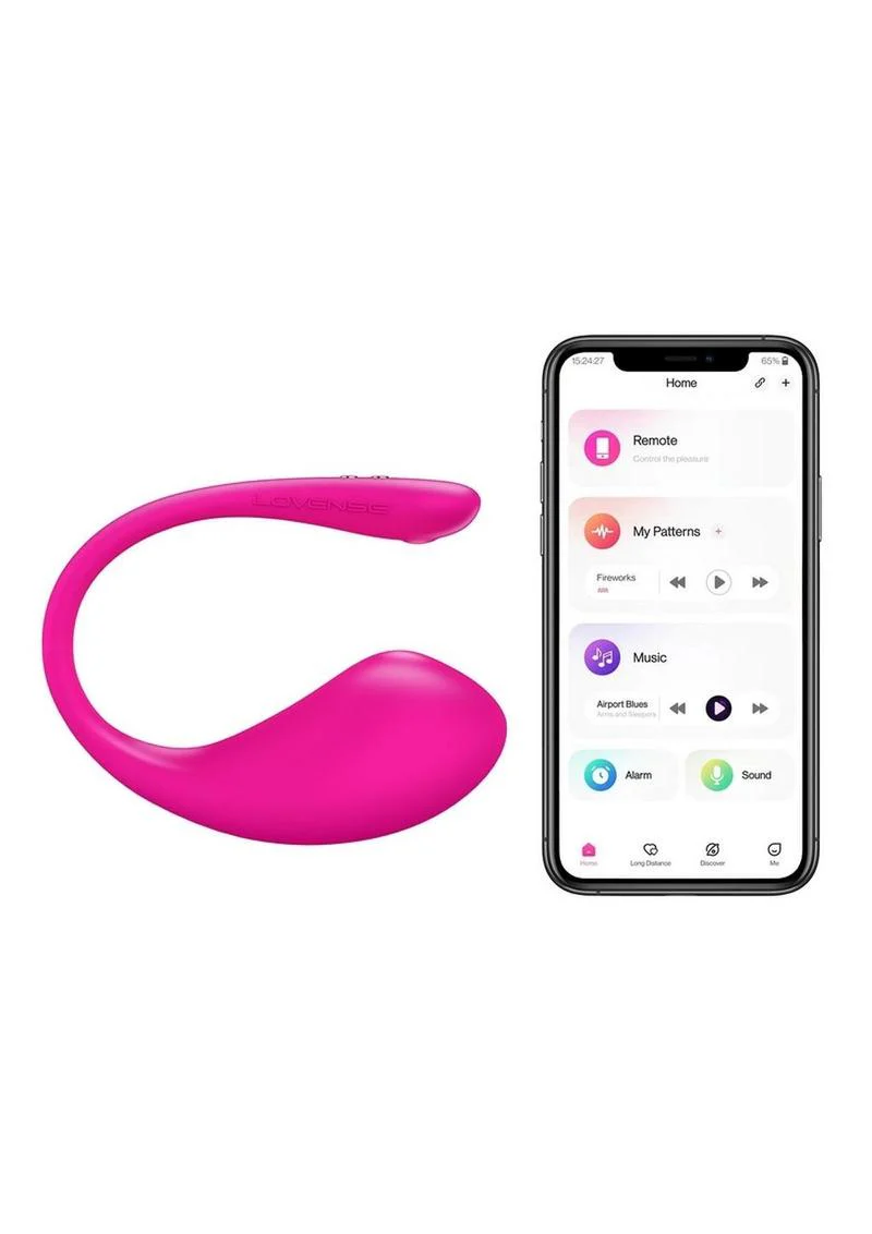 Lovense Lush 3 Remote Controlled Silicone Egg Vibrator - Image 3