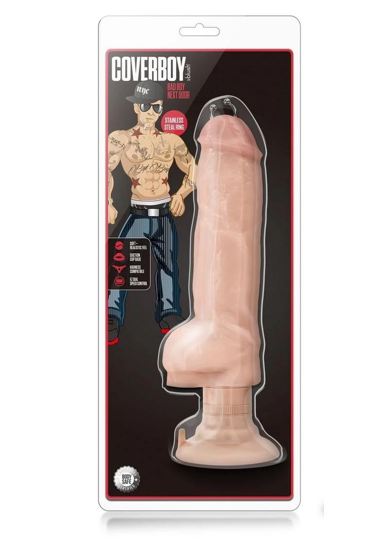 Loverboy Bad Boy Next Door Vibrating Dildo with Balls - Image 2