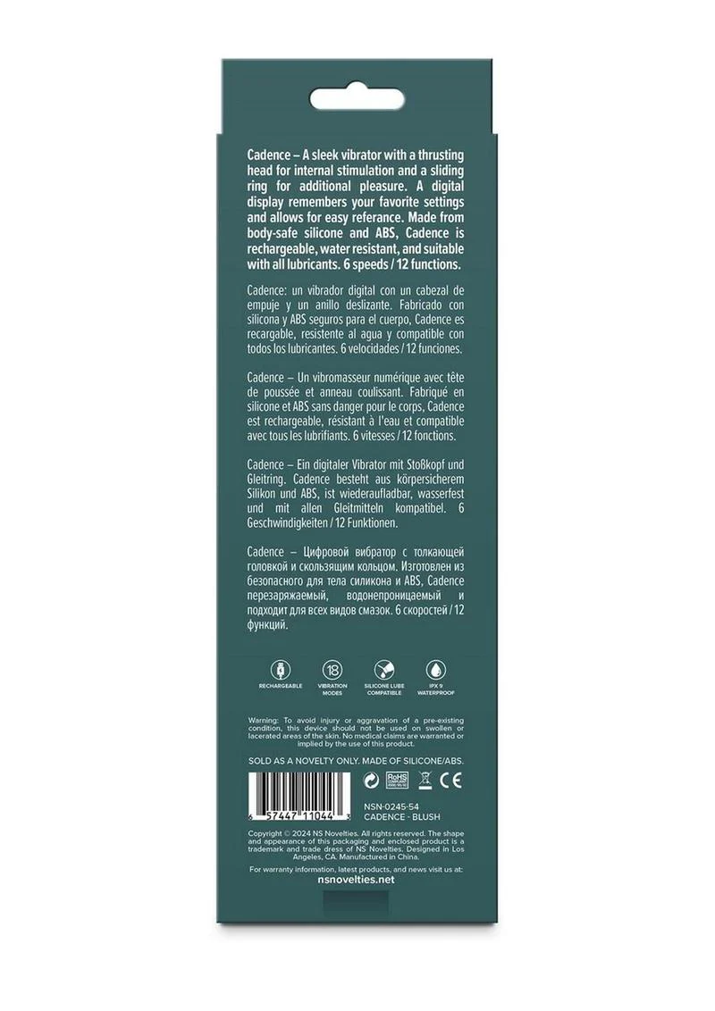 Lust-N-Dreams Cadence Rechargeable Silicone Vibrator - Image 4