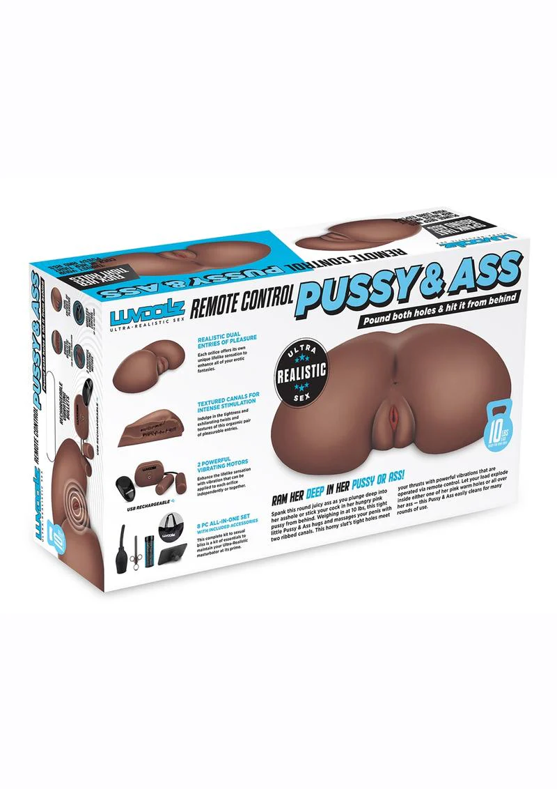 Luvdollz Remote Control Vibrating Rechargeable Masturbator - Pussy and Ass - Image 5