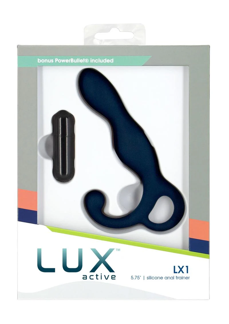 Lux Active Lx1 Silicone Rechargeable Anal Trainer with Bullet - Image 2