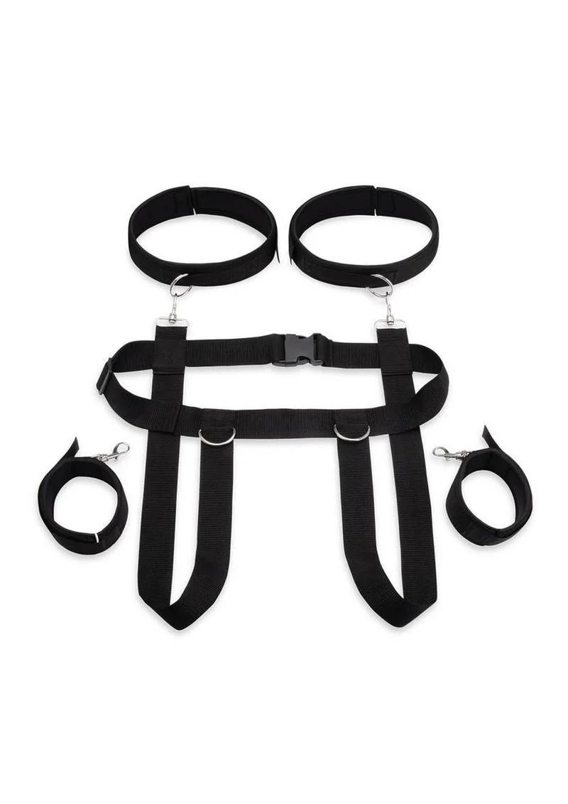 Lux Fetish Position Pal Harness with Removable Thigh Cuffs