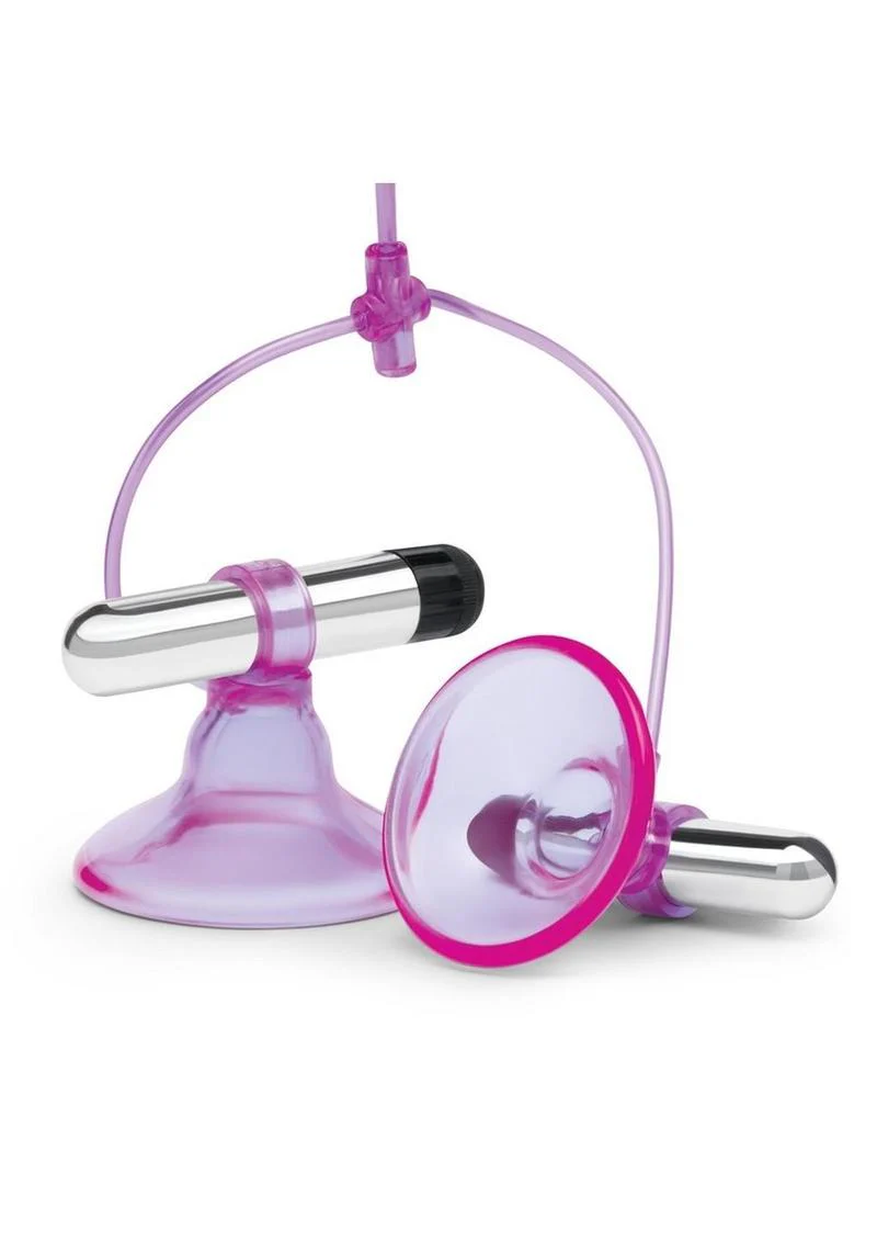 Lux Fetish Vibrating Nipple Suckers with Quick Release - Image 3