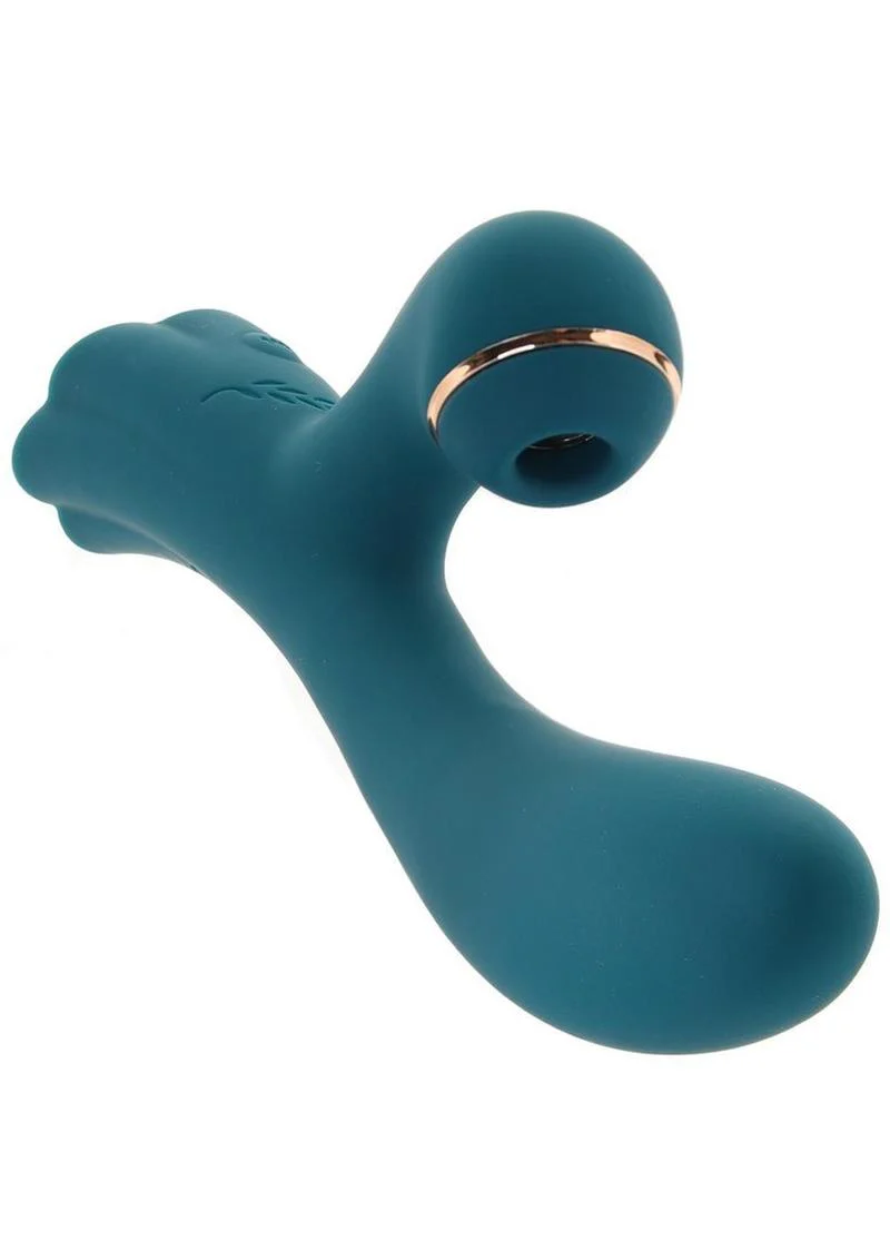 Luxe Aura Rechargeable Silicone Clitoral Stimulator - Image 4