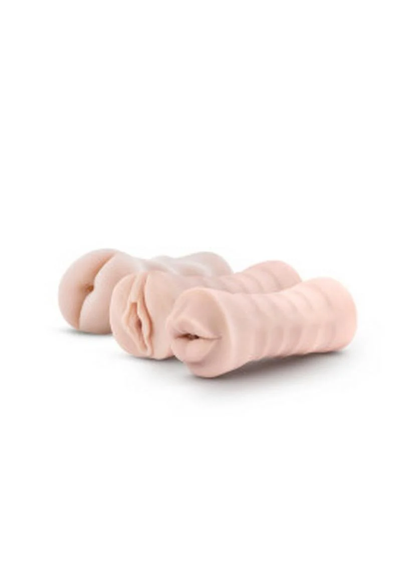 M For Men Soft and Wet Self-Lubricating Vibrating Masturbator Kit - Image 3