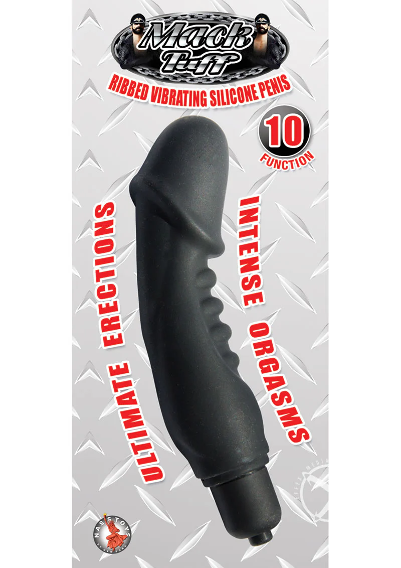 Mack Tuff Ribbed Vibrating Silicone Penis Vibrator - Image 2