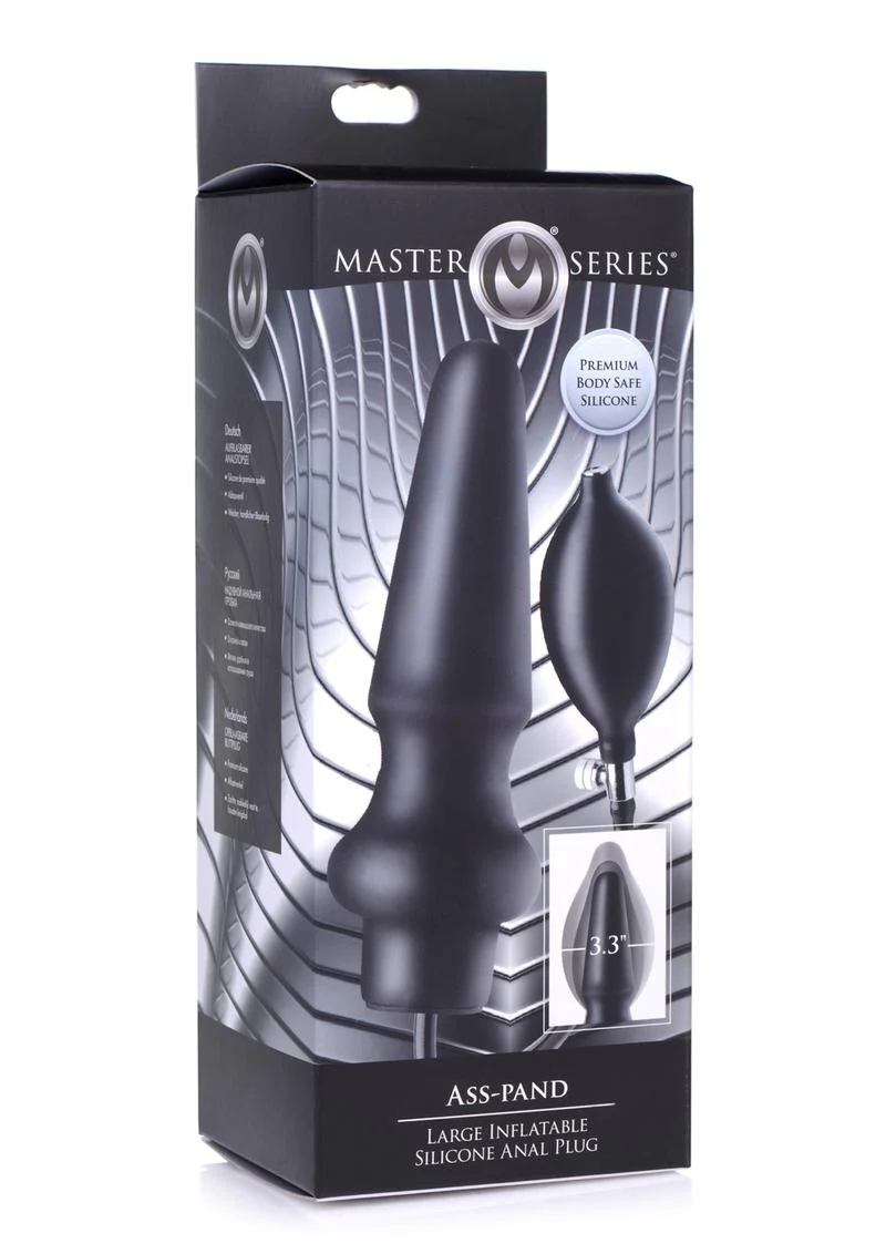 Master Series Ass-Pand Inflatable Silicone Anal Plug - Image 2