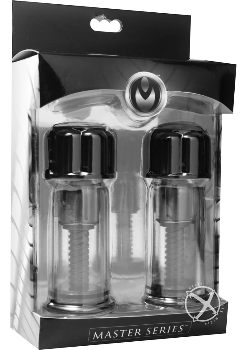 Master Series Black Max Powerful Twist Nipple Suckers - Image 2