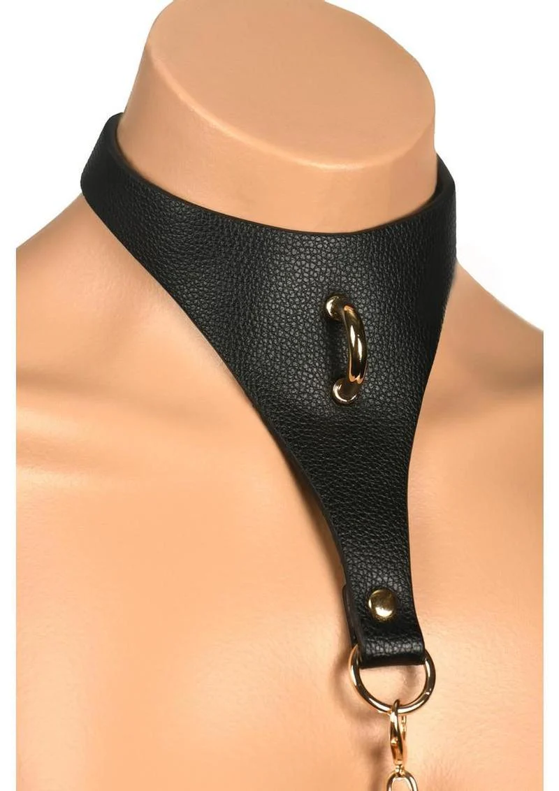 Master Series Captivate Collar with Body Chain - Image 4