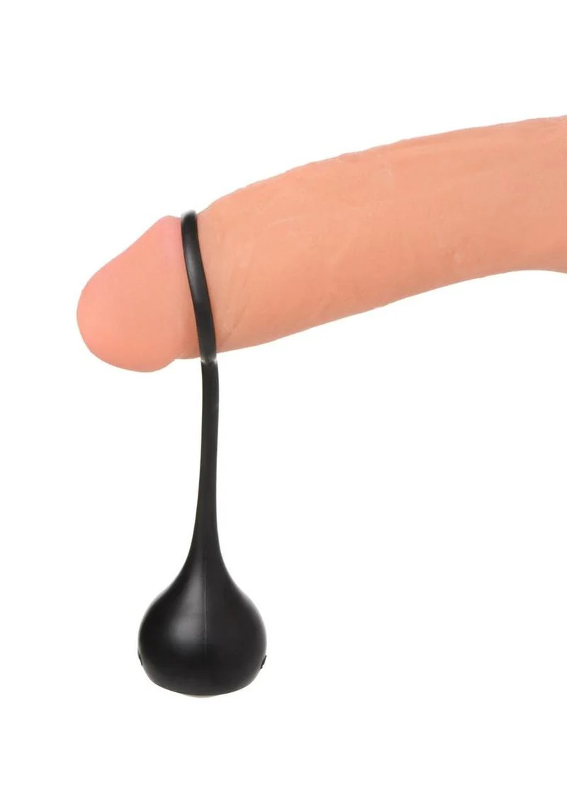 Master Series Cock Dangler Silicone Penis Strap with Weights - Image 4