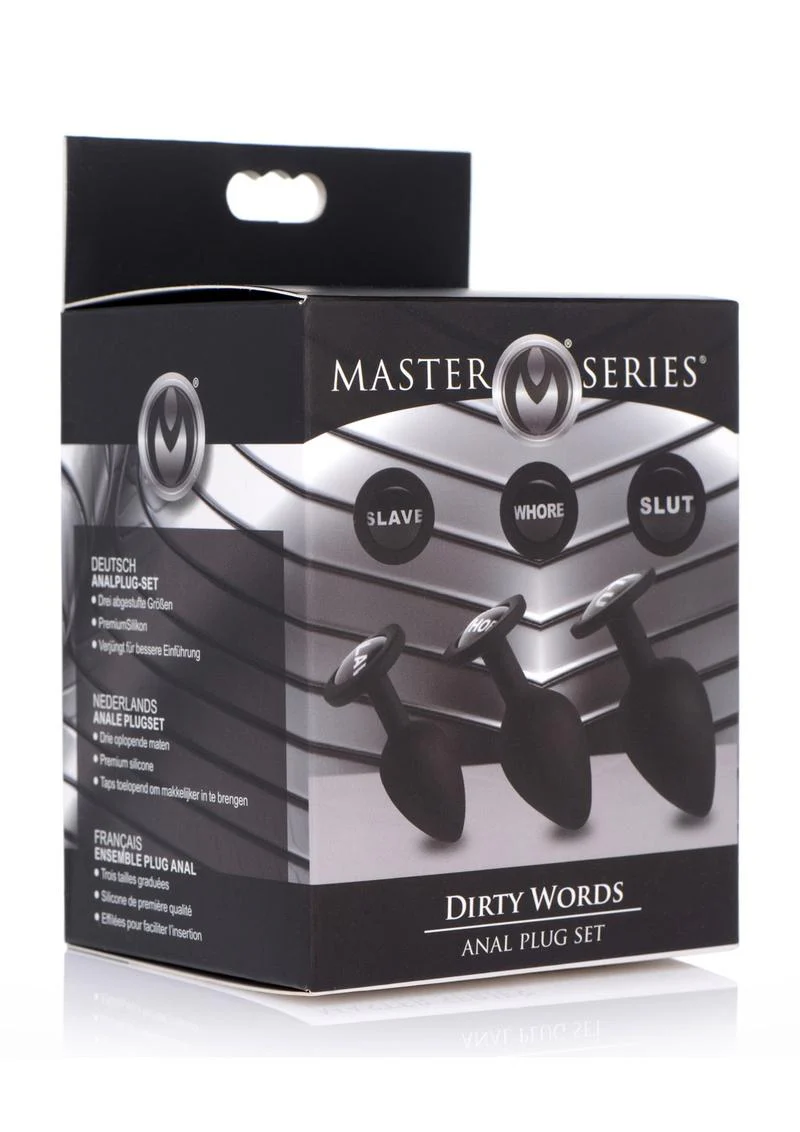 Master Series Dirty Words Anal Plug - Image 2