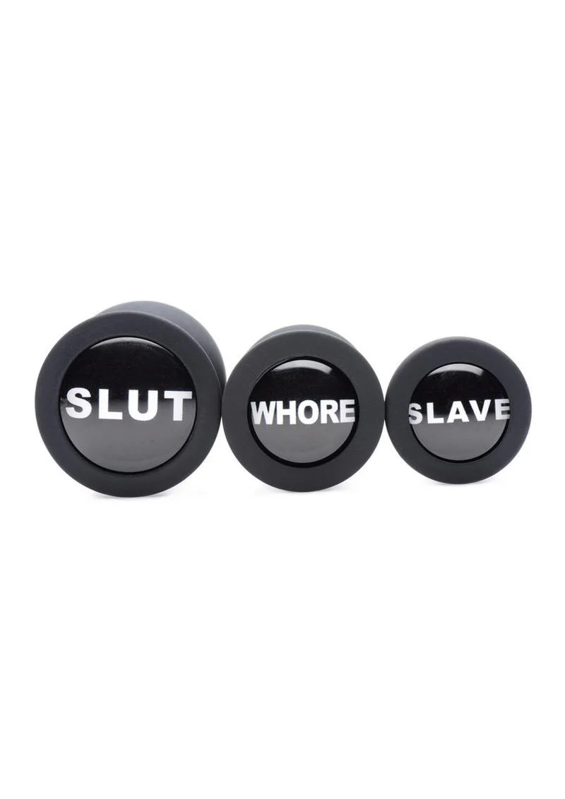 Master Series Dirty Words Anal Plug - Image 4