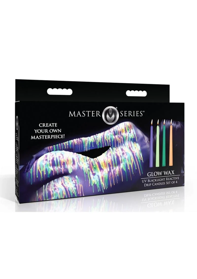 Master Series Glow Wav UV Blacklight Reactive Drip Candles - Image 2