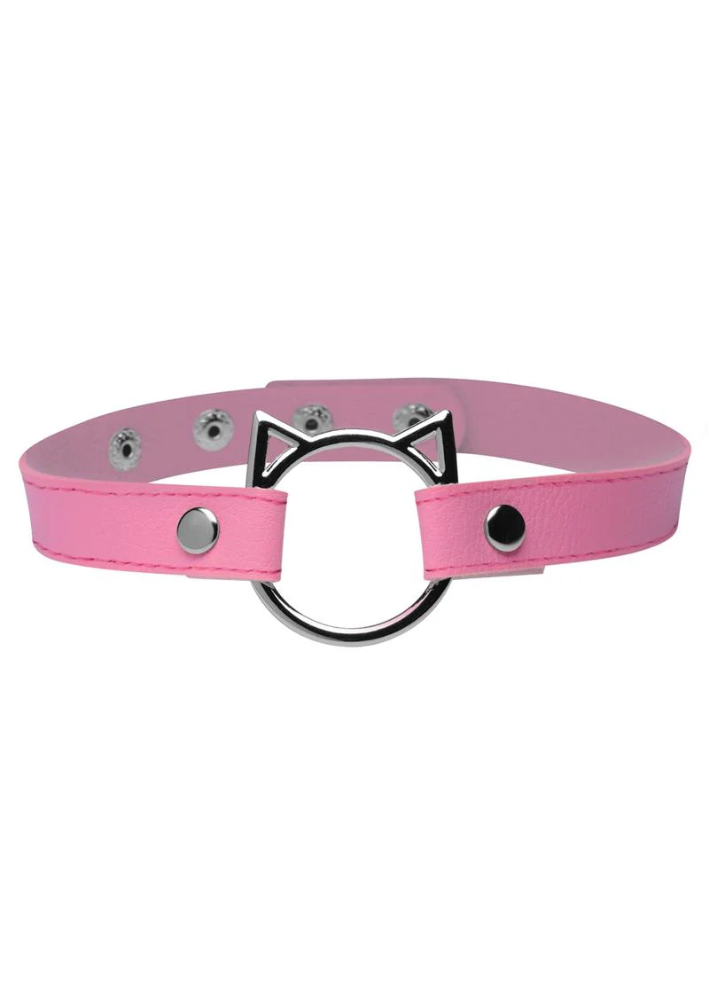 Master Series Kinky Kitty Adjustable Ring Choker Slim - Image 2