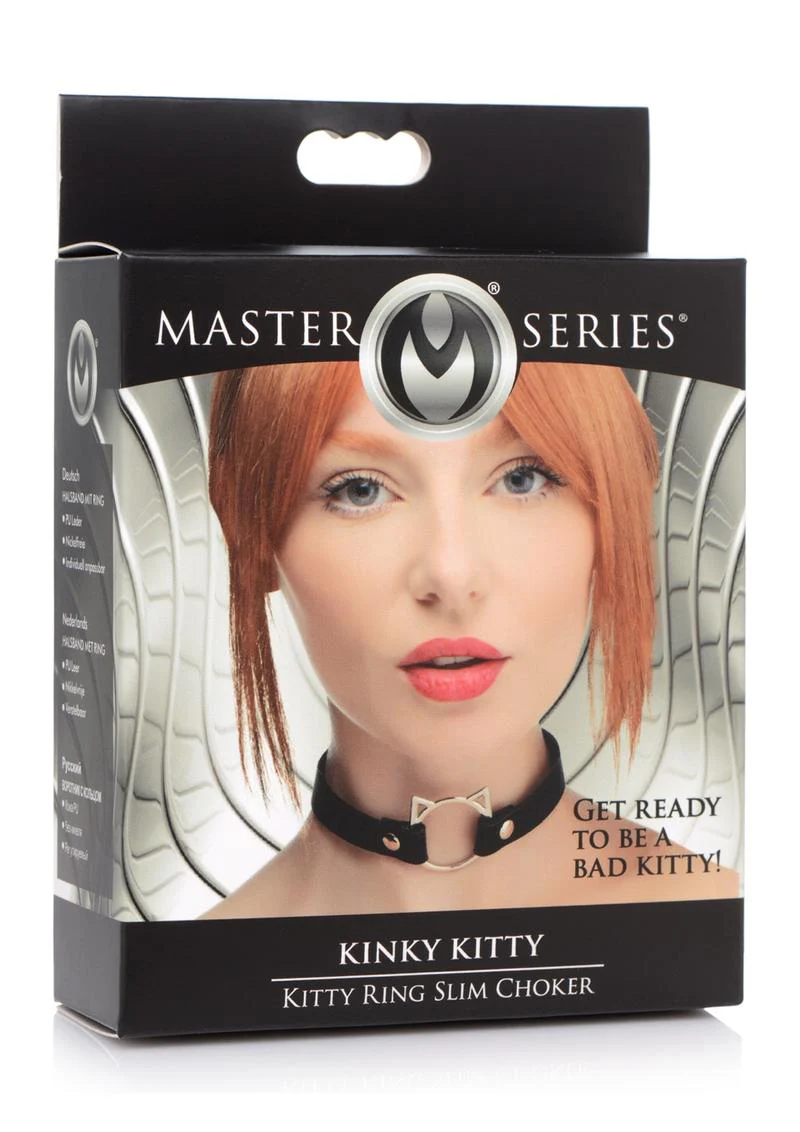 Master Series Kinky Kitty Adjustable Ring Choker Slim - Image 3