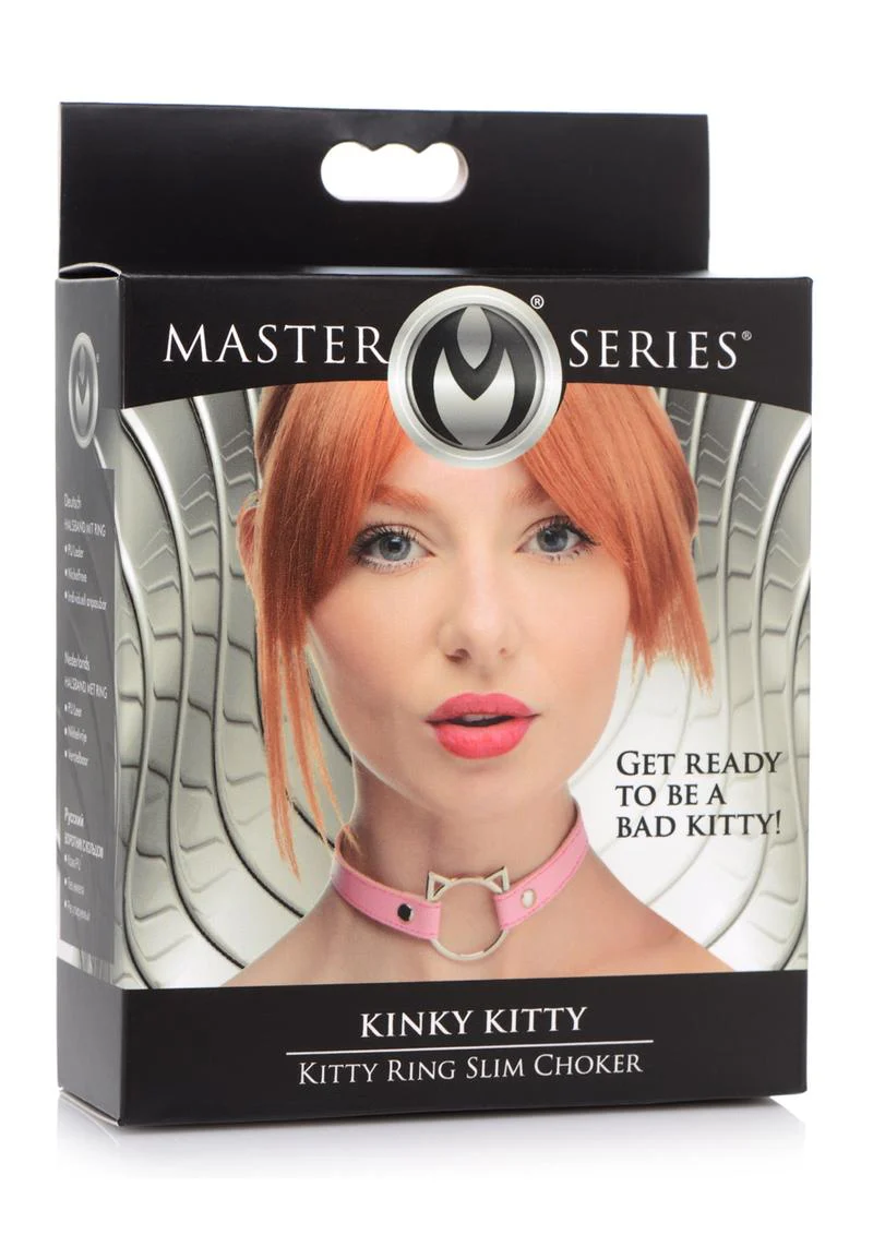 Master Series Kinky Kitty Adjustable Ring Choker Slim - Image 5